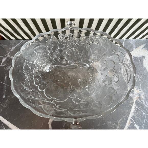 Fruit Basket Glass Bowl Serving - Picture 5 of 9